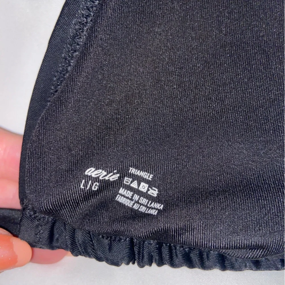 Aerie Triangle String Bikini Top 🖤 - Picture 4 of 5